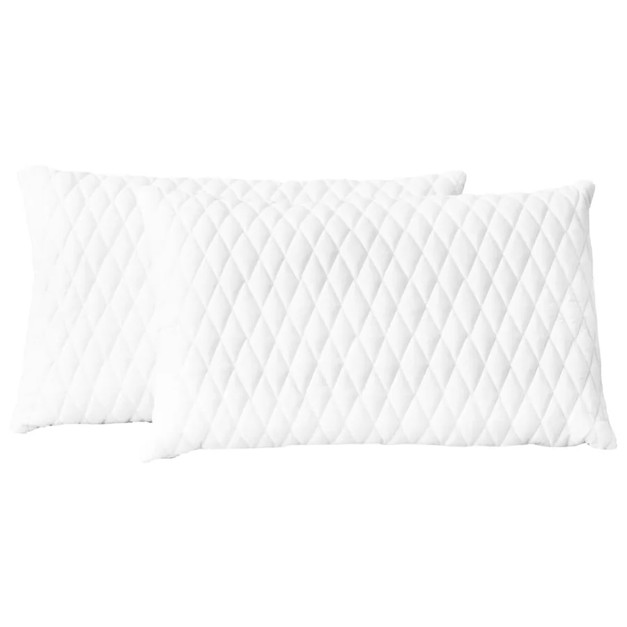 Oreillers lot de 2 60x40x14 cm Mousse à mémoire de forme - 2