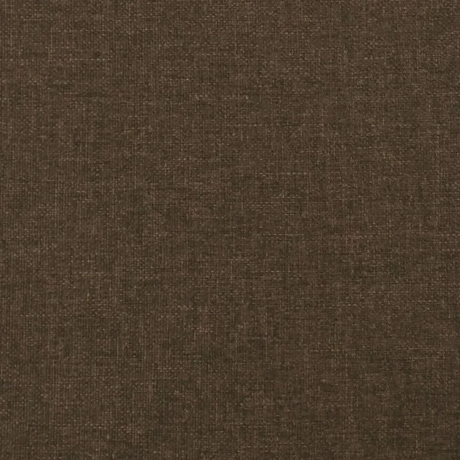 Cadre de lit sans matelas marron foncé 140x190 cm tissu - 11