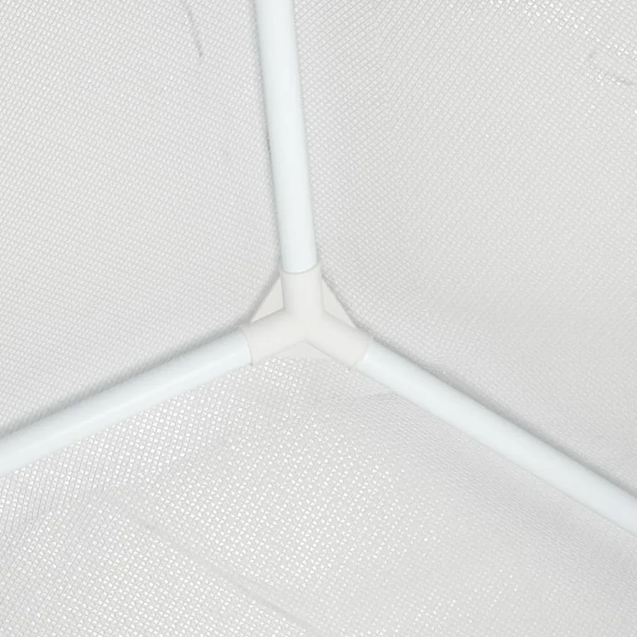 Tente de réception 4x6 m Blanc - 7