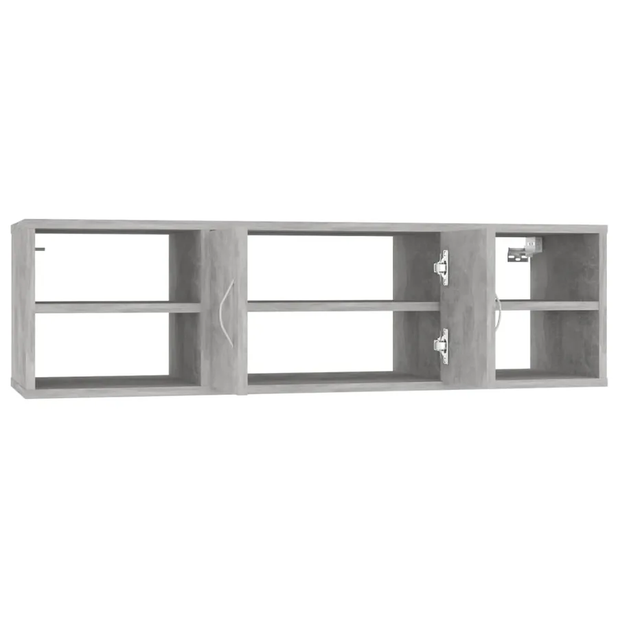 Étagère murale Gris béton 102x30x29 cm Bois d’ingénierie - 6