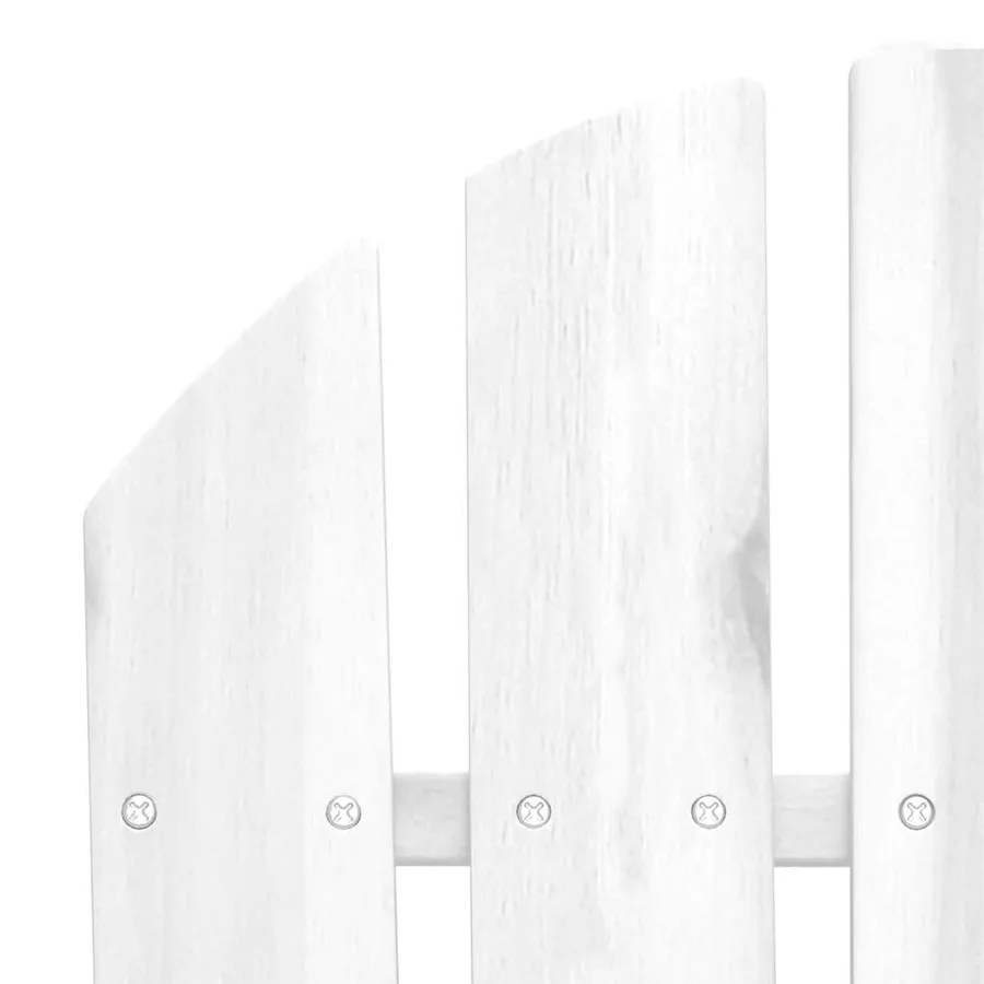 Chaise de jardin bois blanc - 5
