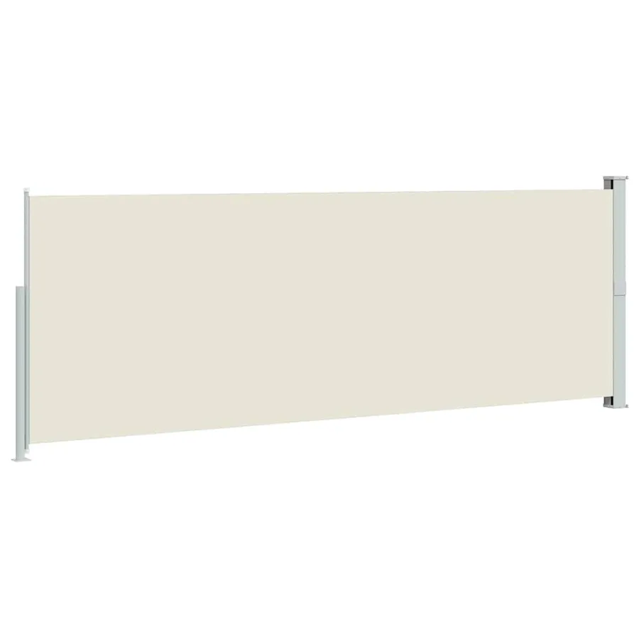 Auvent latéral rétractable 160 x 500 cm Crème - 6