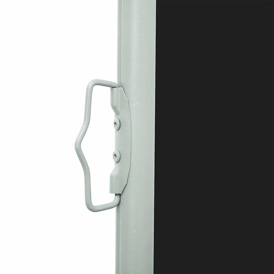 Auvent latéral rétractable de patio 600x160 cm noir - 9