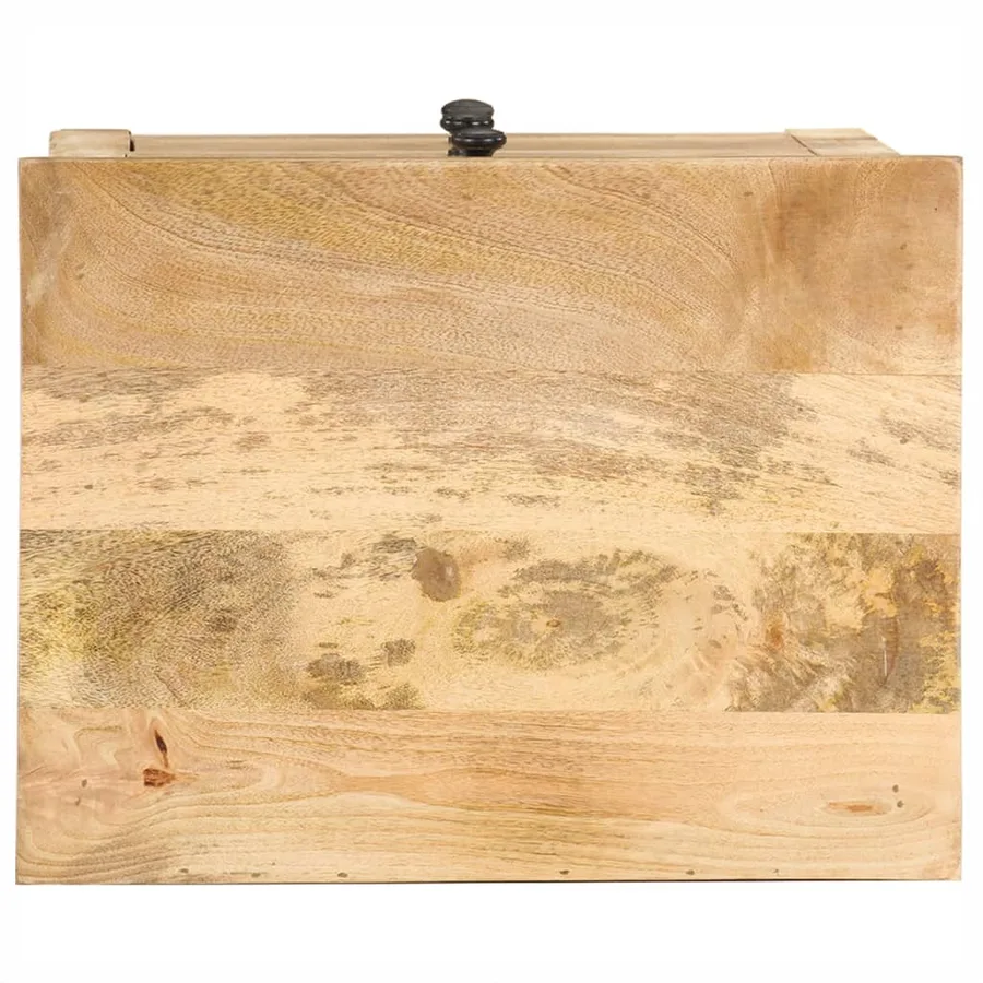 Table de chevet 45x35x60 cm Bois de manguier massif - 5