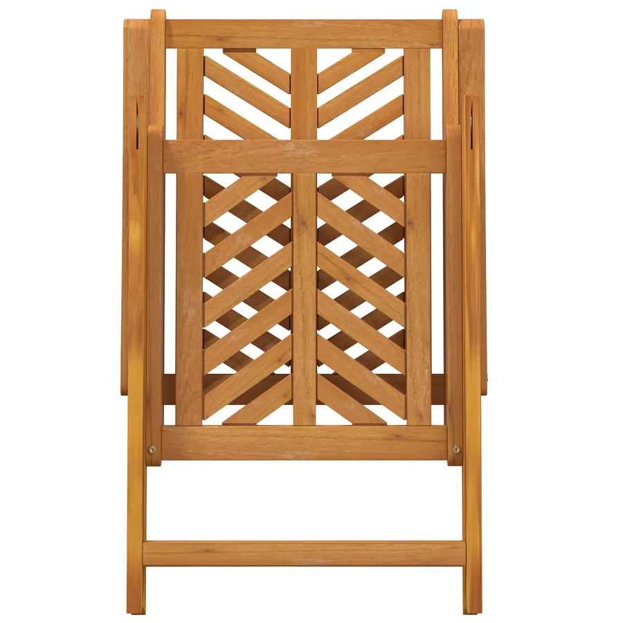 Ensemble de salle à manger pour jardin 3 pcs Marron - 11