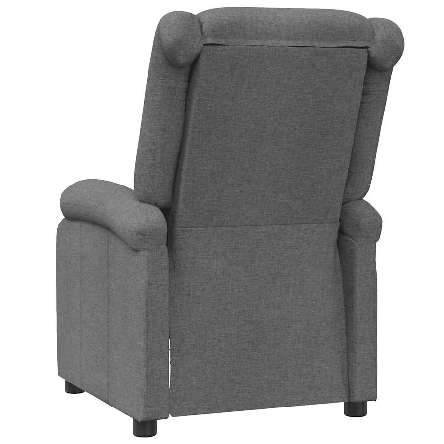 Fauteuil de massage Gris foncé Tissu - 6