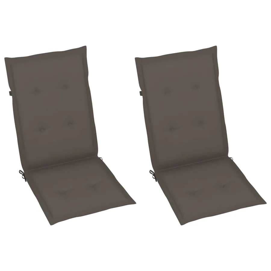 Chaise à bascule avec coussins Bois d'acacia massif - 6