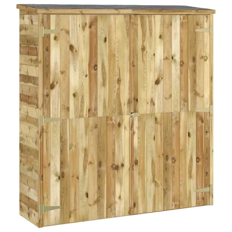 Abri à outils de jardin 163x50x171 cm Bois de pin solide - 2
