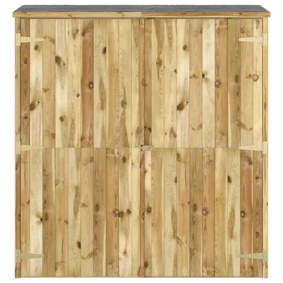 Abri à outils de jardin 163x50x171 cm Bois de pin solide - 3