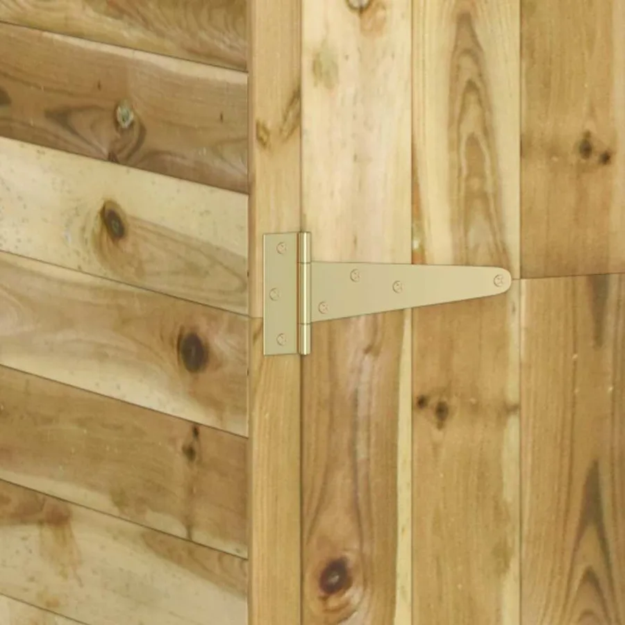 Abri à outils de jardin 163x50x171 cm Bois de pin solide - 7