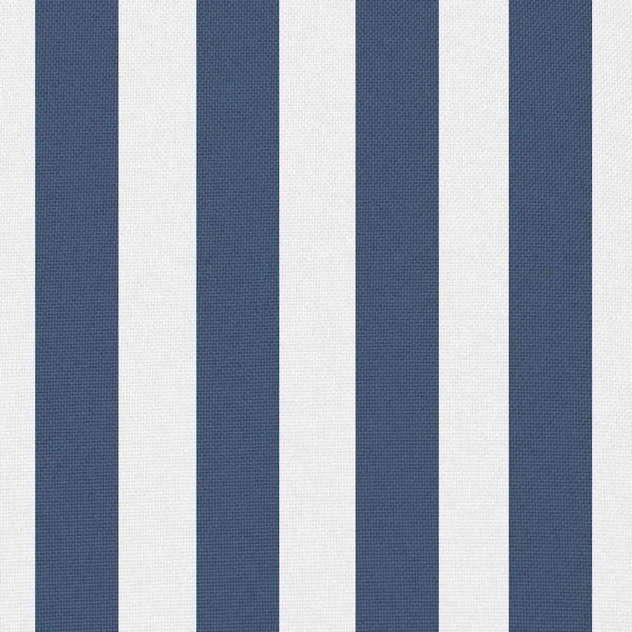 Oreiller d'extérieur lot de 2 Impression rayure 60 x 40 cm Bleu - 5