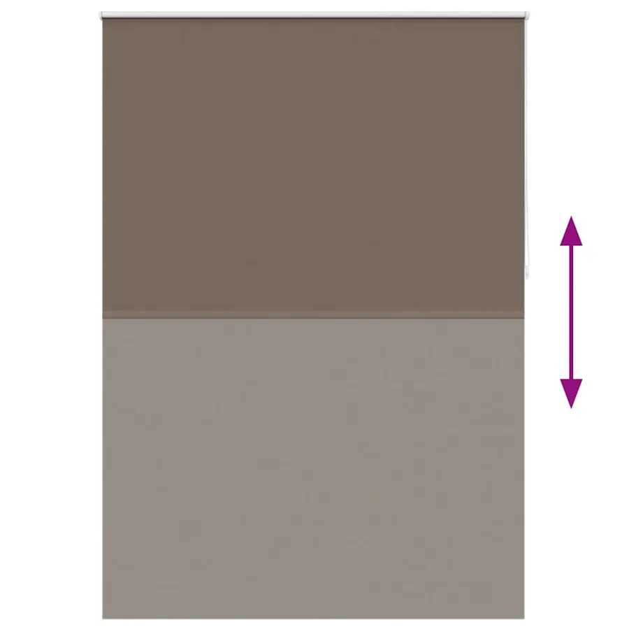 Store enrouleur occultant 144,4 x 230 cm, largeur du tissu 140 cm, couleur café - 9