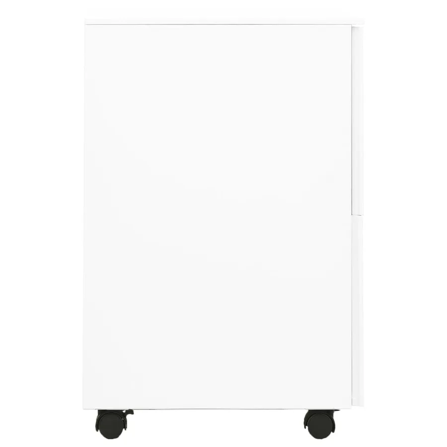 Classeur mobile Blanc 39x45x67 cm Acier - 3