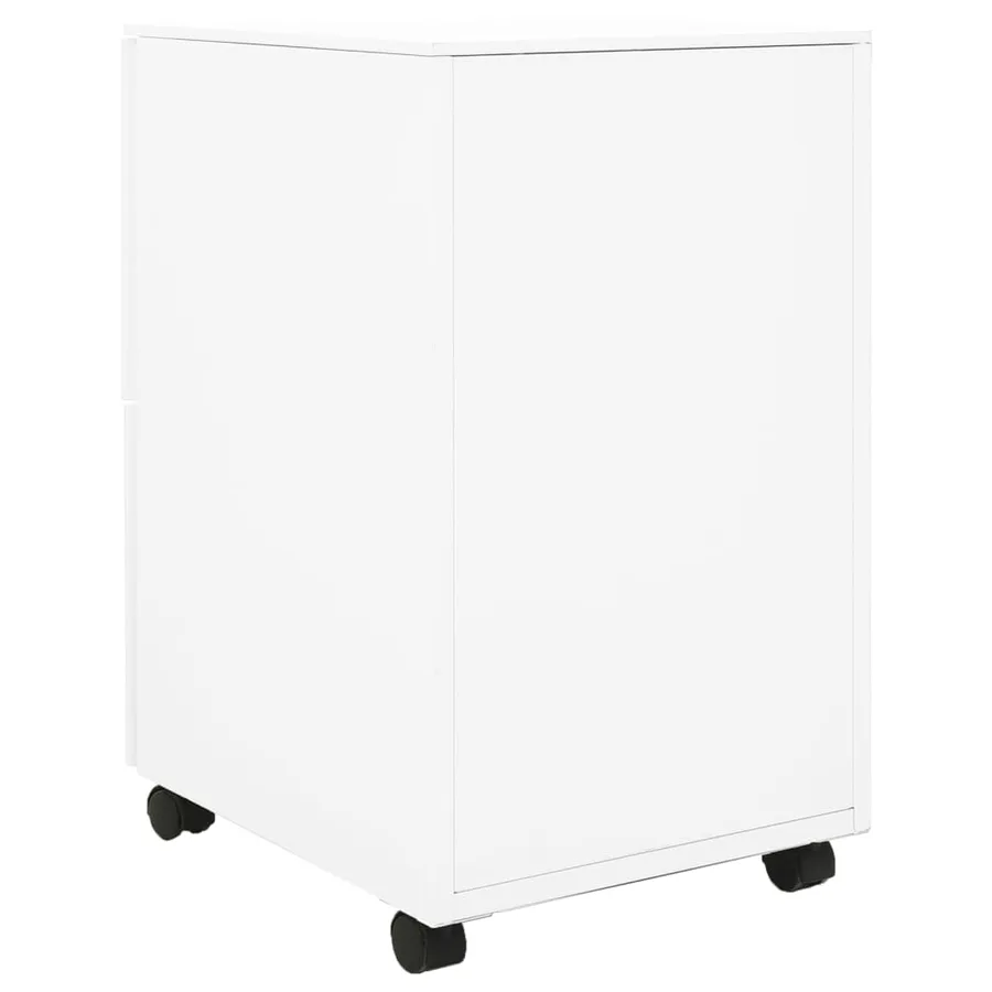 Classeur mobile Blanc 39x45x67 cm Acier - 4