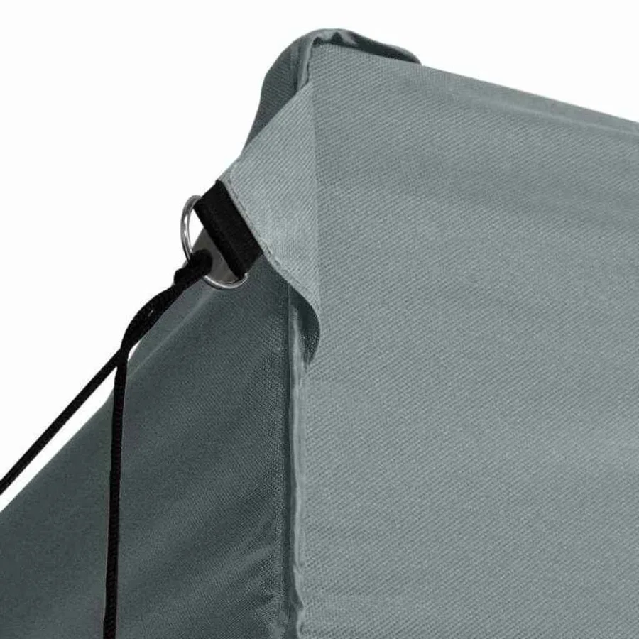 Tente de réception pliable avec 4 parois 3x6 m Acier Anthracite - 5
