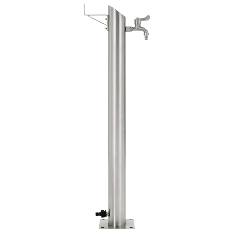 Colonne à eau de jardin ronde Acier inoxydable 95 cm - 2