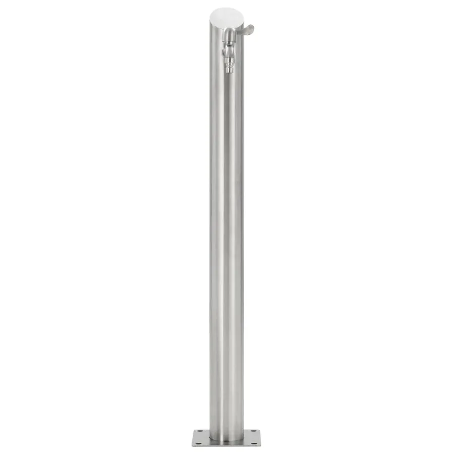 Colonne à eau de jardin ronde Acier inoxydable 95 cm - 4