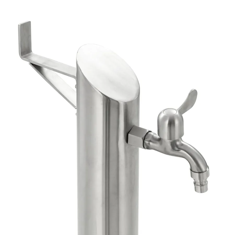 Colonne à eau de jardin ronde Acier inoxydable 95 cm - 6