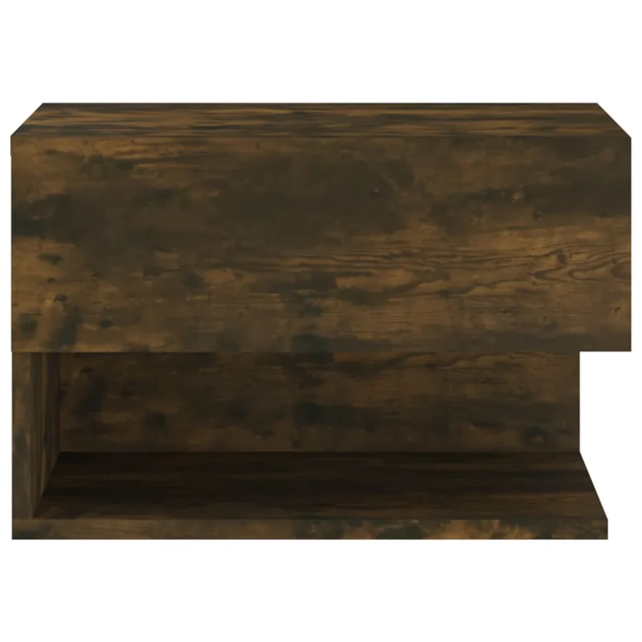 Tables de chevet murales 2 pcs Chêne fumé - 5