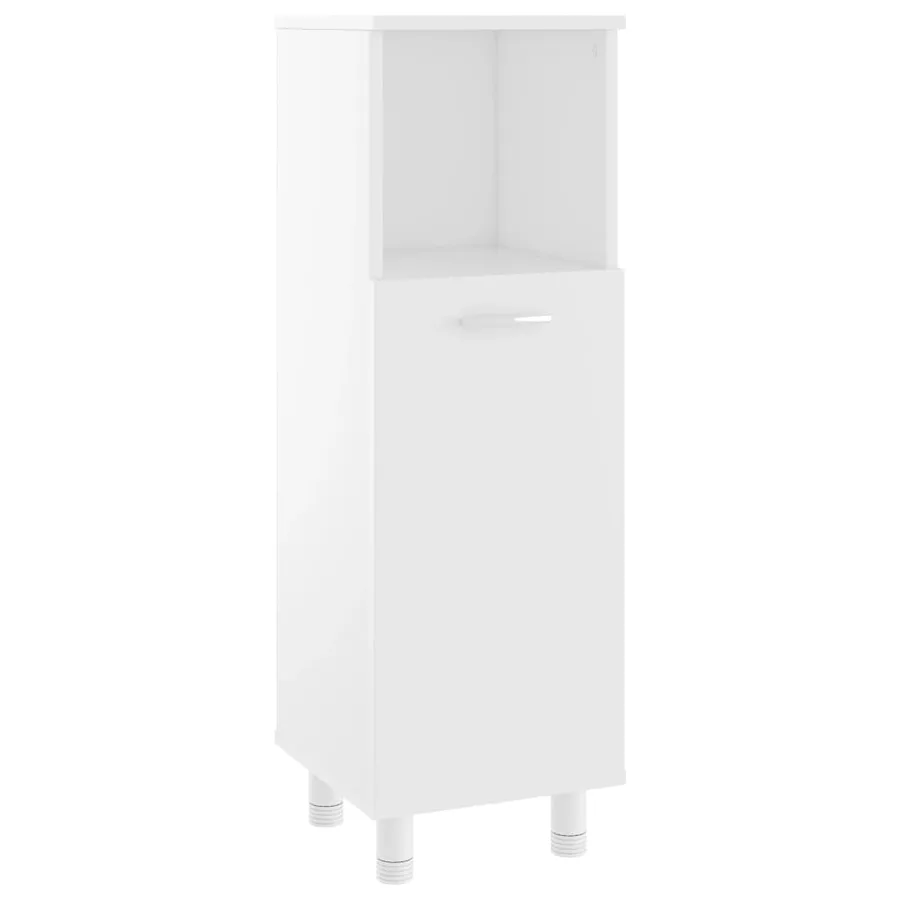 Ensemble de meubles de salle de bain 4pcs Blanc Bois ingénierie - 6