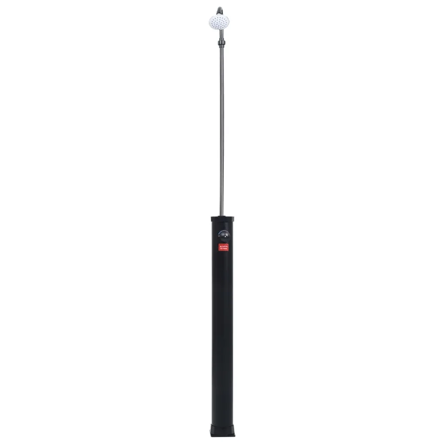 Douche solaire de jardin Noir 215 cm 8 L - 4