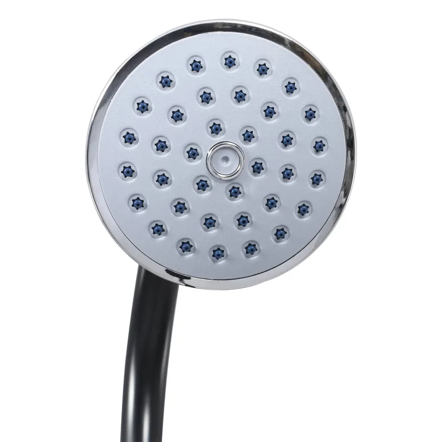 Douche solaire de jardin Noir 215 cm 8 L - 6