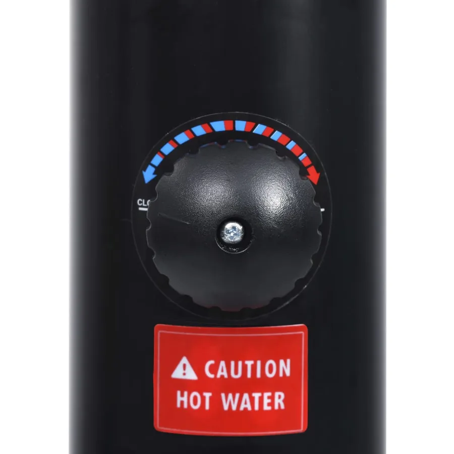 Douche solaire de jardin Noir 215 cm 8 L - 7