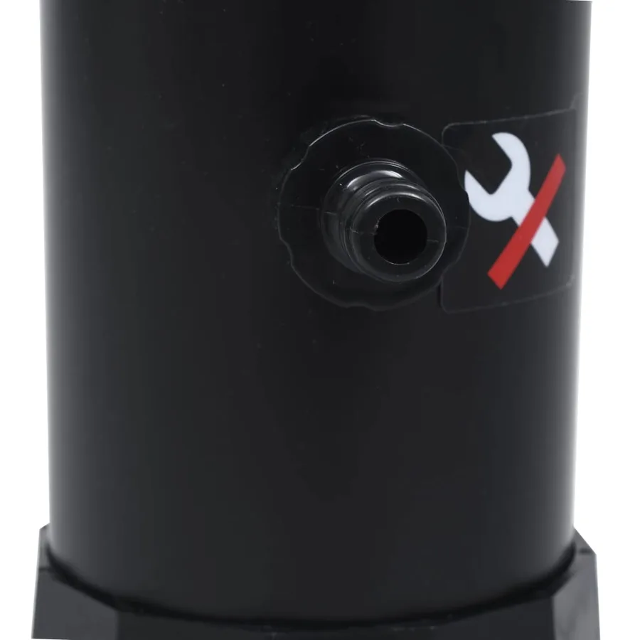 Douche solaire de jardin Noir 215 cm 8 L - 8