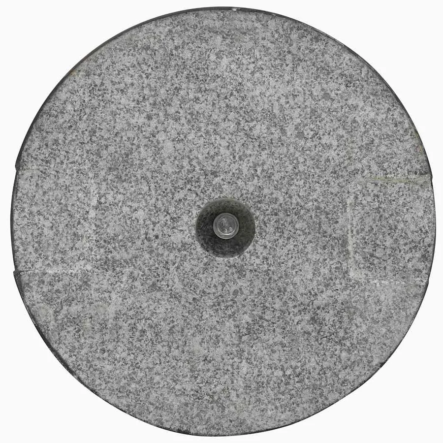 Socle de parasol Granite 20 kg Rond Noir - 5
