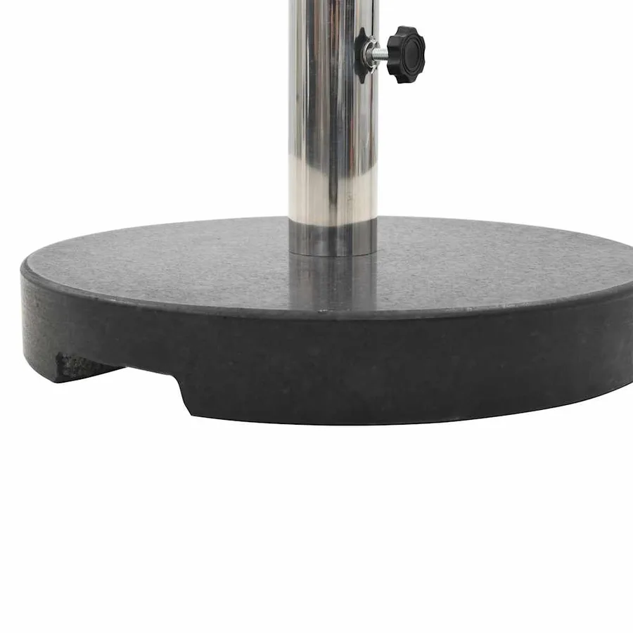 Socle de parasol Granite 20 kg Rond Noir - 6