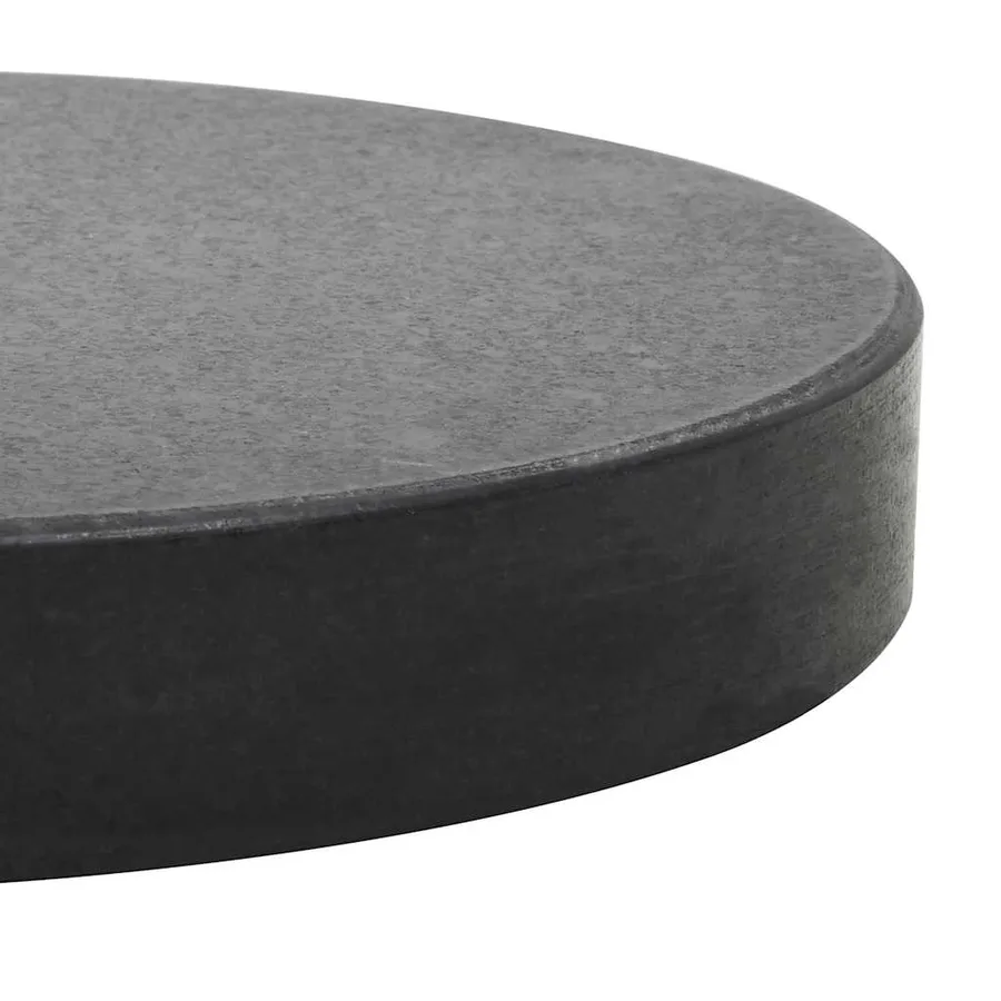 Socle de parasol Granite 20 kg Rond Noir - 7