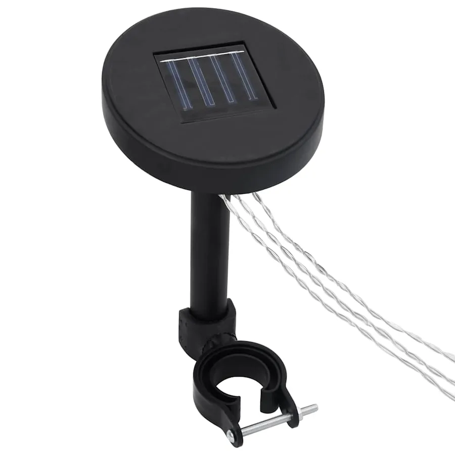 Tonnelle avec double toit et lumières LED 3x4 m Anthracite - 8