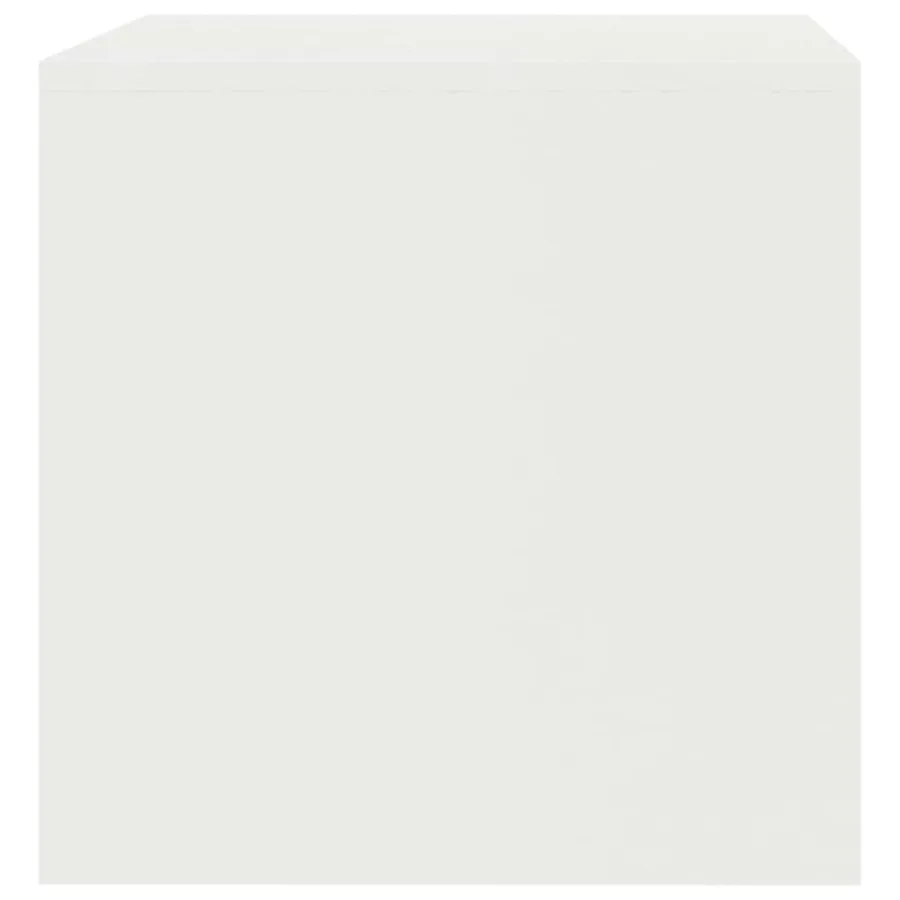Meuble TV Blanc 80x40x40 cm Bois d’ingénierie - 5