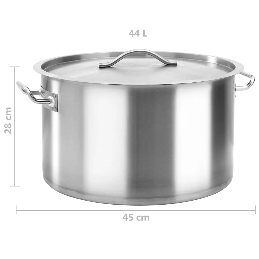 Marmite 44 L 45x28 cm Acier inoxydable - 7
