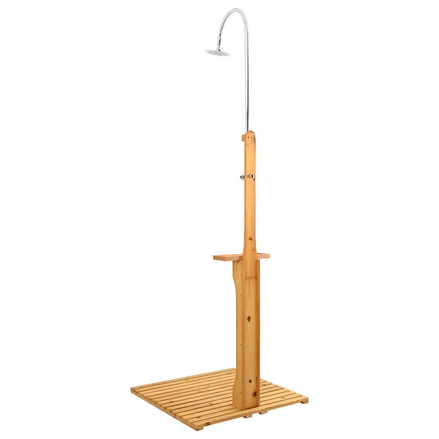 Douche de jardin en bois - 4