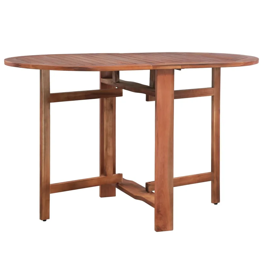 Table de jardin 120x70x74 cm Bois d'acacia massif - 2