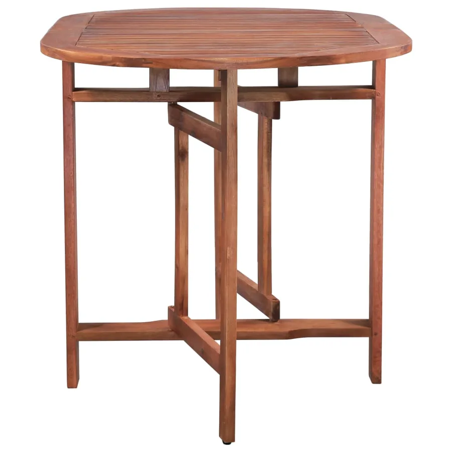 Table de jardin 120x70x74 cm Bois d'acacia massif - 4