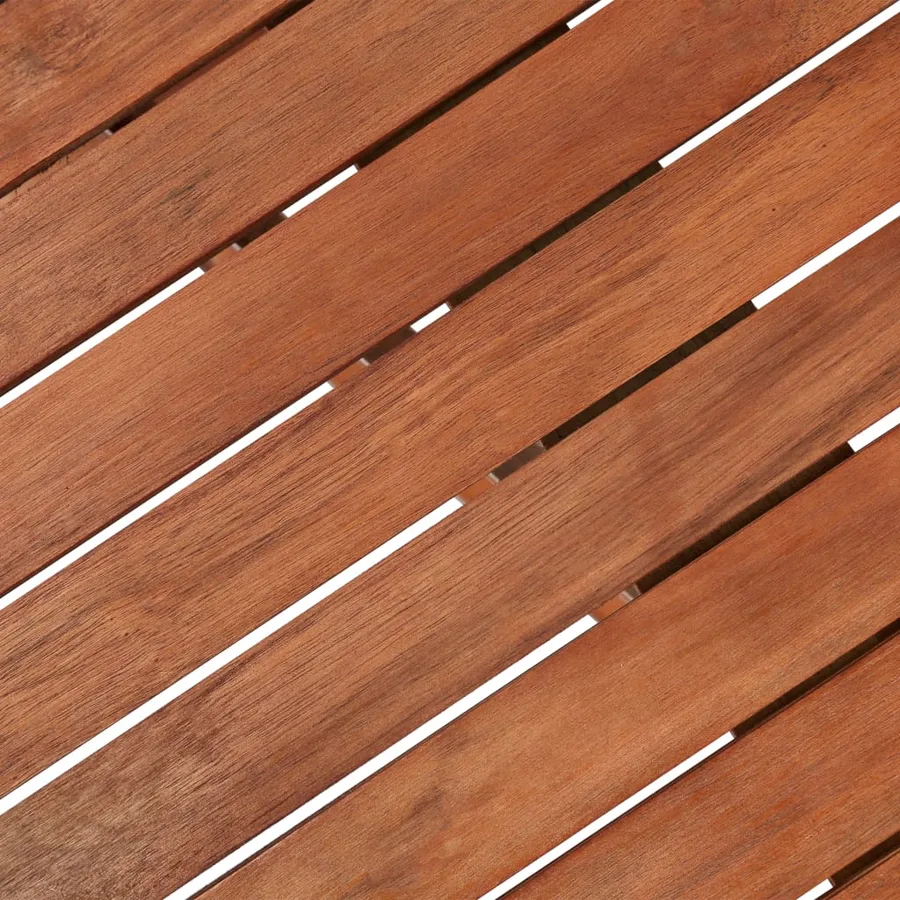 Table de jardin 120x70x74 cm Bois d'acacia massif - 7