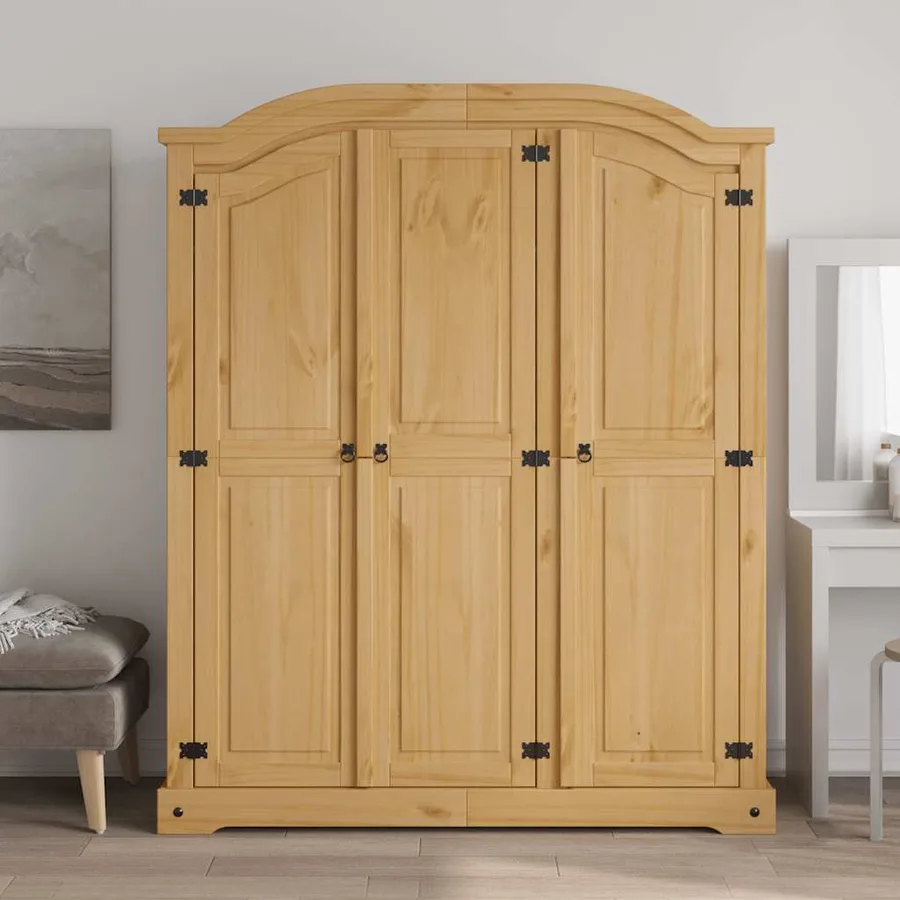 Garde-robe avec 3 portes Gamme Corona pin mexicain - 3