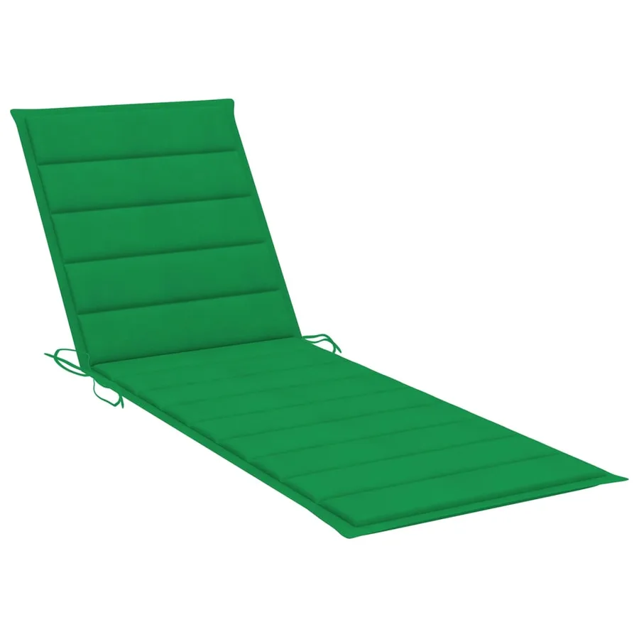Chaise longue de jardin avec coussin Bambou - 5