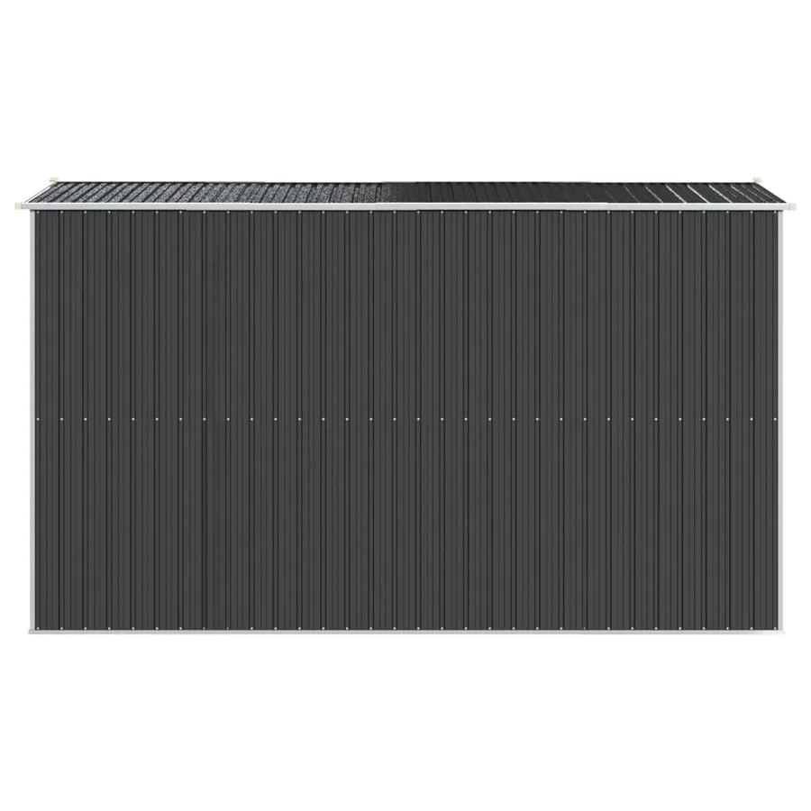 Abri de jardin Anthracite 192x357x223 cm Métal galvanisé - 5