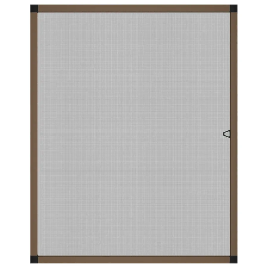 Moustiquaire pour fenêtres Marron 100x120 cm - 3