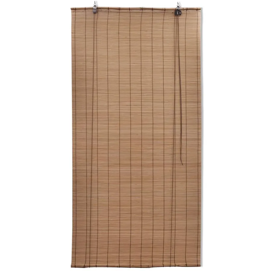 Stores roulants en bambou 2 pcs 100x160 cm Marron - 2