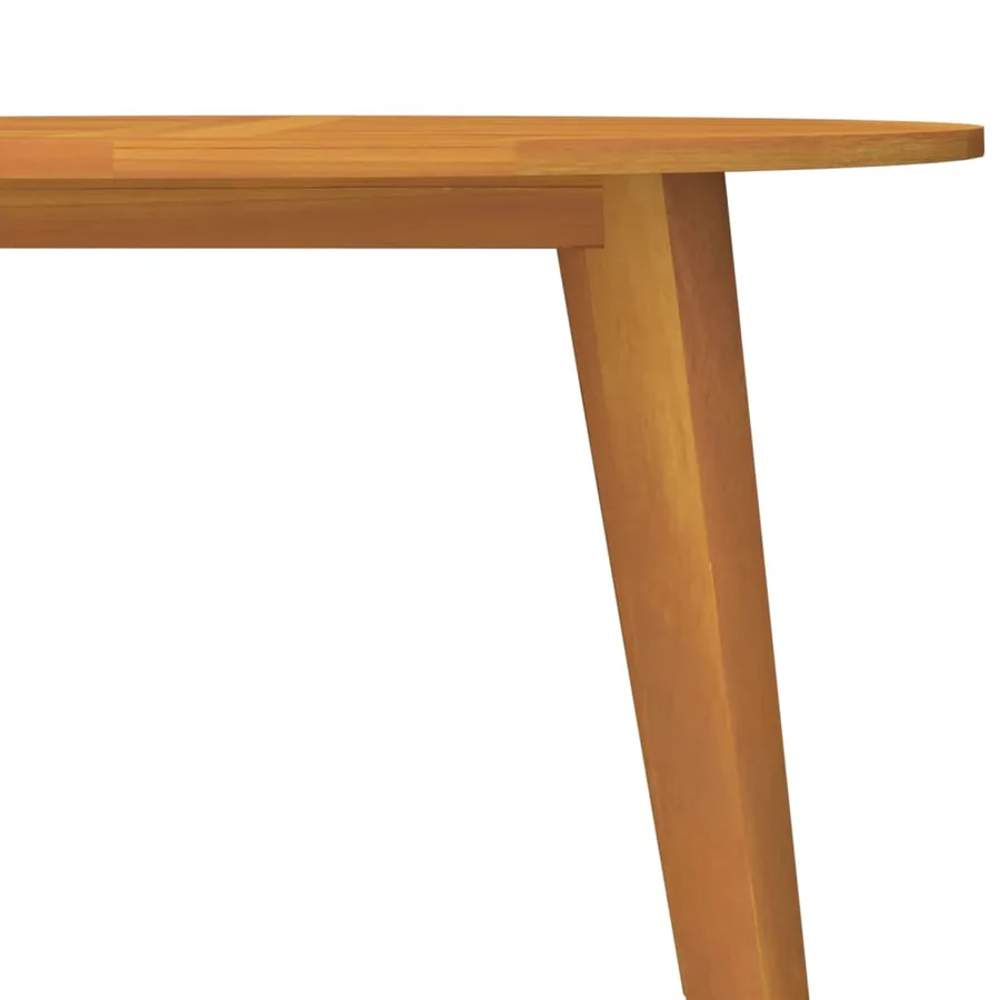 Table de jardin Ø110x75 cm Bois d'acacia solide - 7