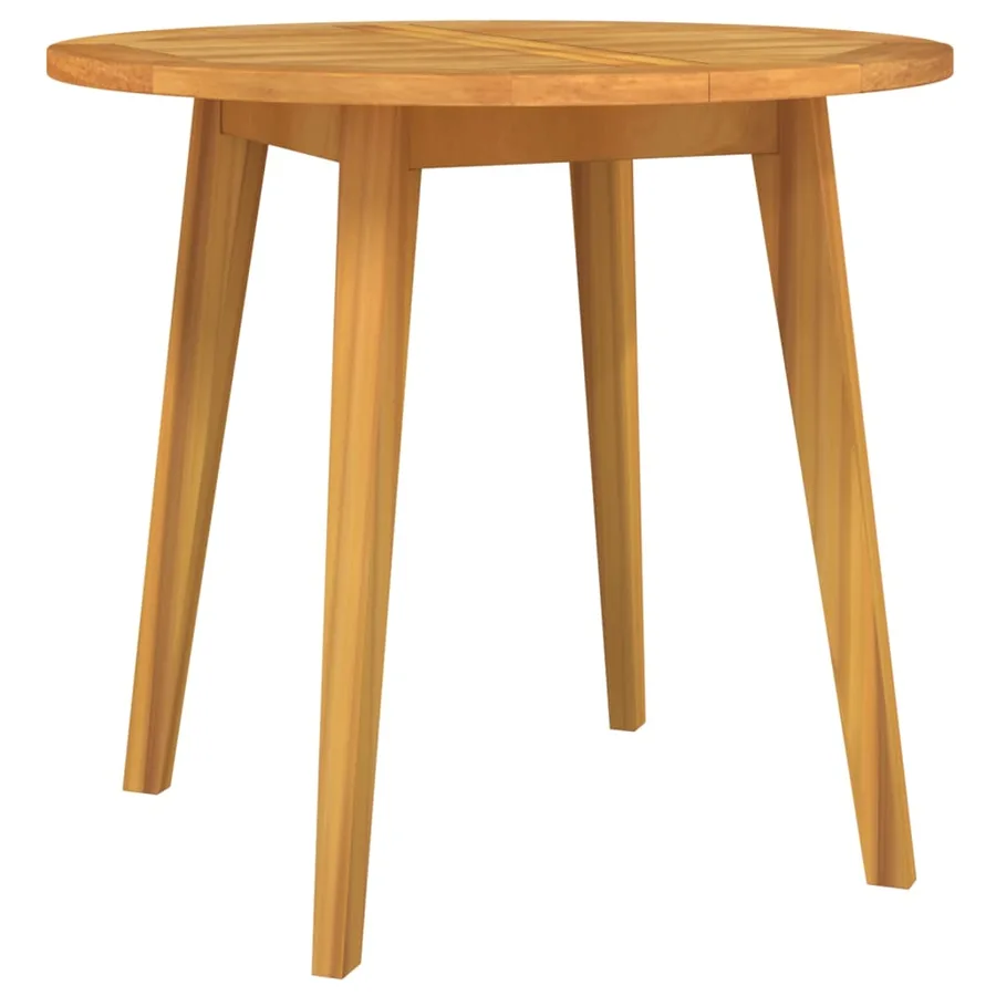 Table de jardin Ø85x75 cm Bois d'acacia solide - 2