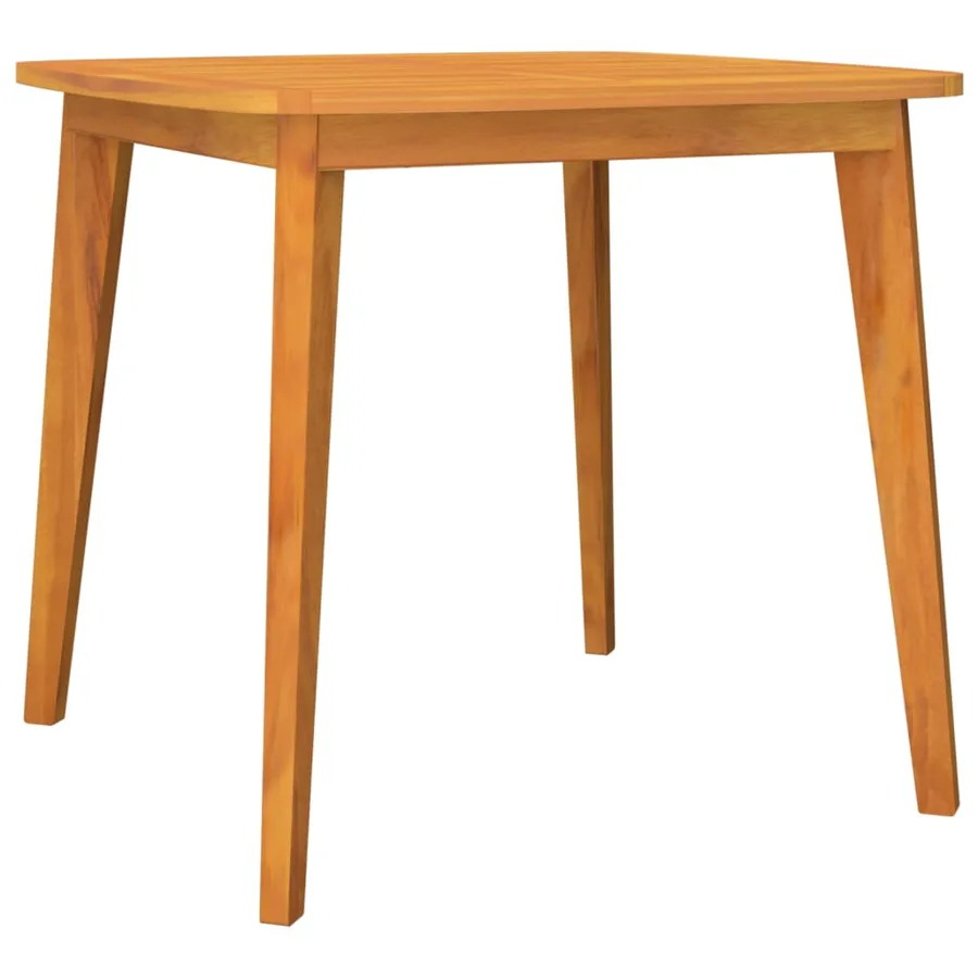 Ensemble à manger de jardin 5 pcs Bois d'acacia solide - 4