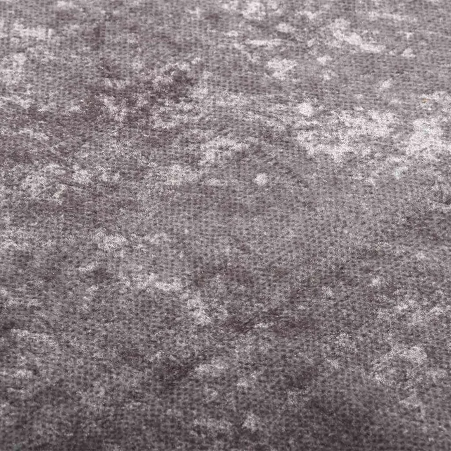 Tapis lavable 80x300 cm Gris - 4