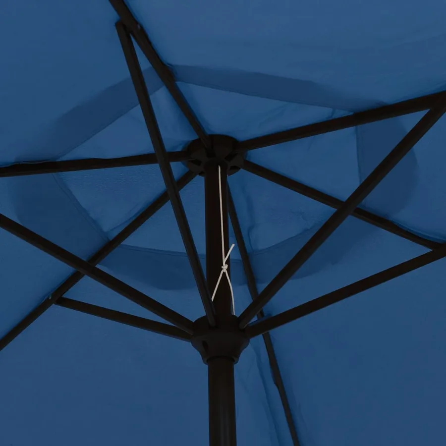 Parasol d'extérieur avec lumières LED et mât en acier Azuré - 7