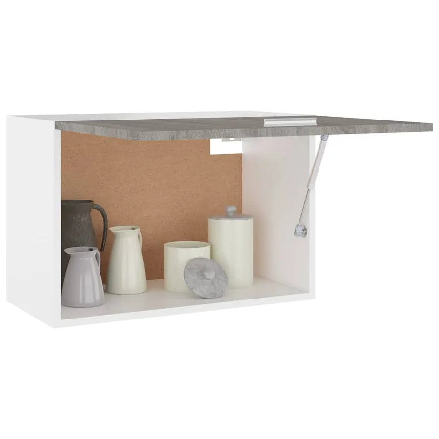 Armoire suspendue "Lyon" Gris Sonoma 60 x 31 x 40 cm Bois d'ingénierie - 4