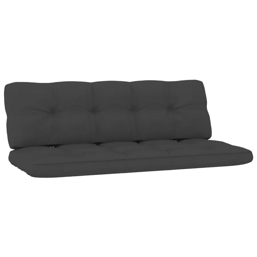 Banc de jardin avec coussins anthracite 179 cm Pin imprégné - 3